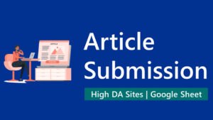 Top Article Submission Sites List 2025
